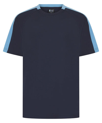 Finden &amp; Hales Finden Hales Unisex team t shirt LV290 - Navy Sky - Customisable T-Shirt