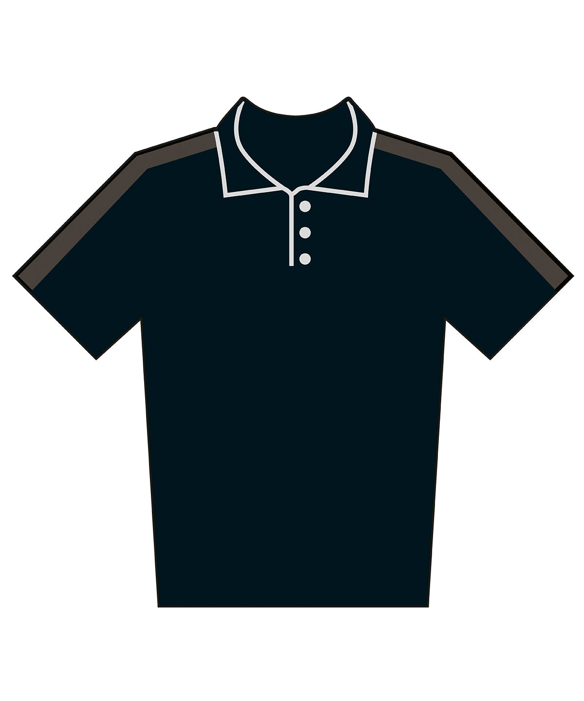 Adults team polo shirt - LV291 - Black Gunmetal - Customisable Polos
