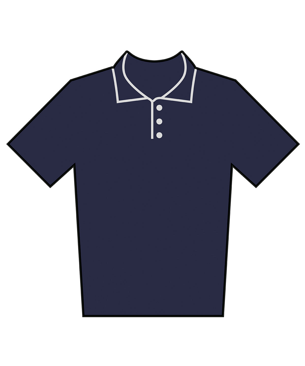 Adults team polo shirt - LV291 - Navy - Customisable Polos