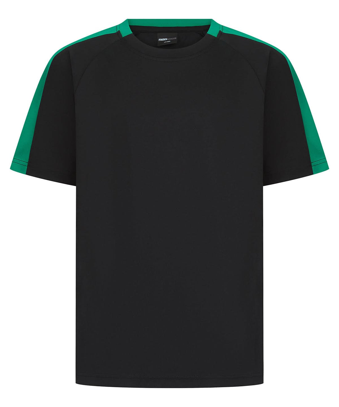 Finden &amp; Hales Finden Hales Kids team t shirt LV292 - Black Emerald - Customisable T-Shirt