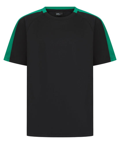 Finden &amp; Hales Finden Hales Kids team t shirt LV292 - Black Emerald - Customisable T-Shirt