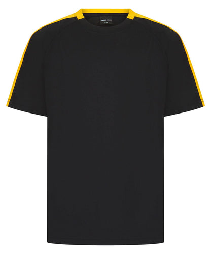 Finden &amp; Hales Finden Hales Kids team t shirt LV292 - Black Gold - Customisable T-Shirt
