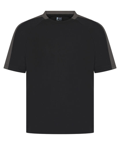 Finden &amp; Hales Finden Hales Kids team t shirt LV292 - Black Gunmetal - Customisable T-Shirt