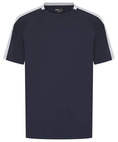 Finden &amp; Hales Finden Hales Kids team t shirt LV292 - Navy White - Customisable T-Shirt