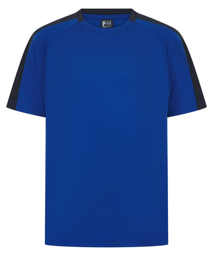 Finden &amp; Hales Finden Hales Kids team t shirt LV292 - Royal Navy - Customisable T-Shirt