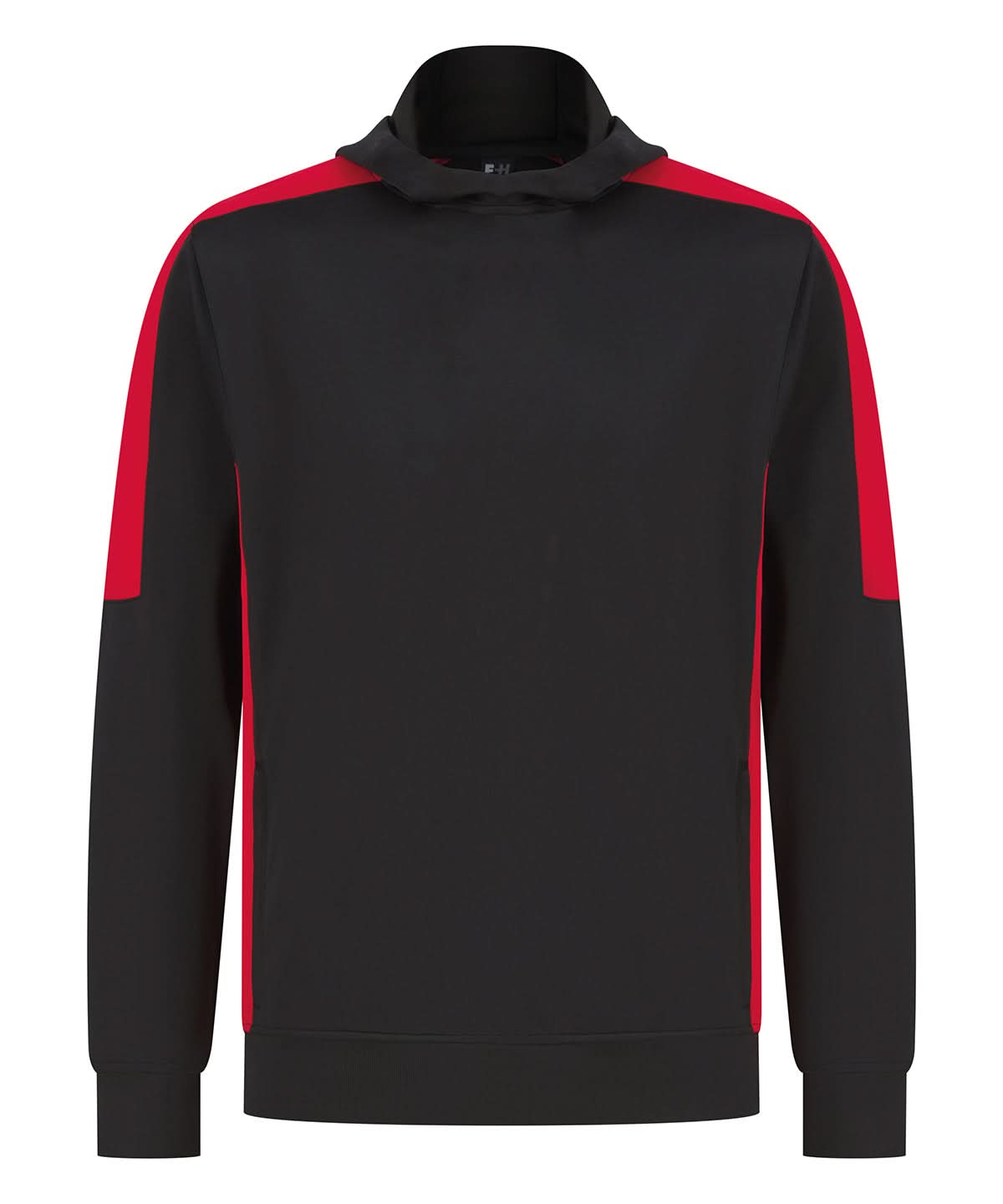 Finden &amp; Hales Adults team hoodie LV341 - Black Red - Customisable Hoodies