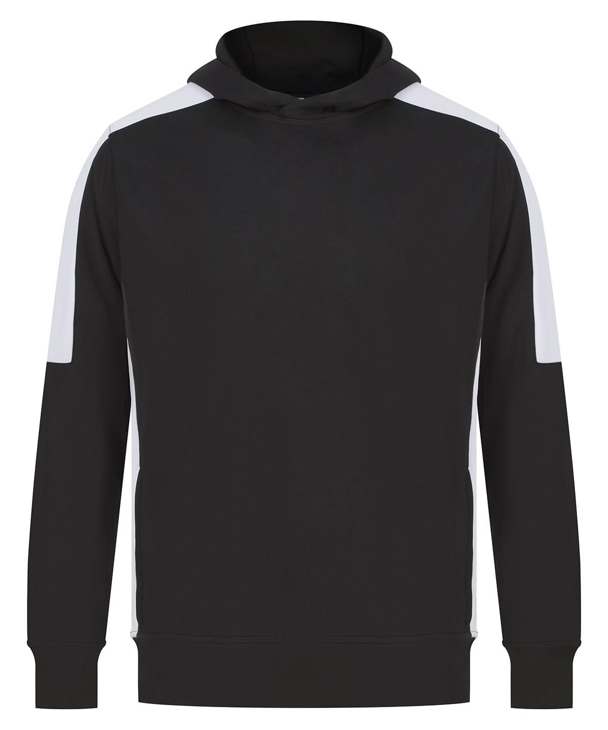 Finden &amp; Hales Adults team hoodie LV341 - Black White - Customisable Hoodies