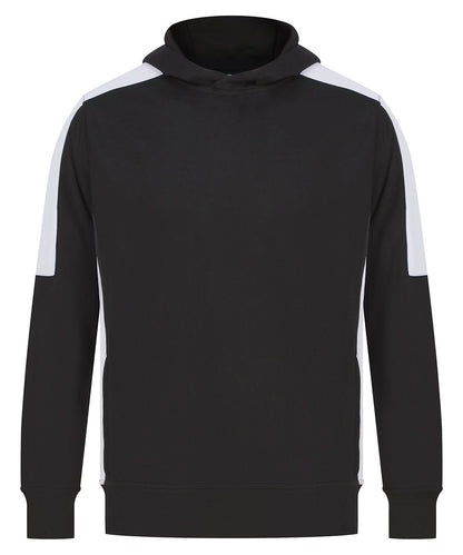 Finden &amp; Hales Adults team hoodie LV341 - Black White - Customisable Hoodies