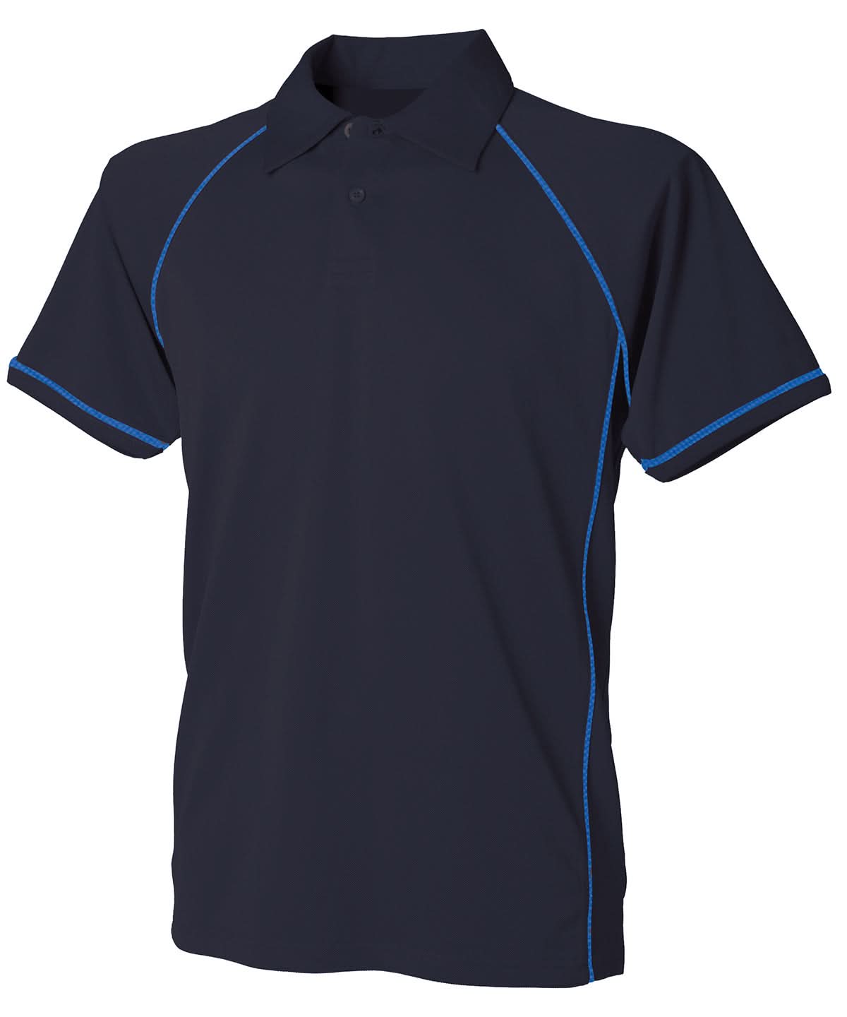 Finden &amp; Hales Finden Hales Kids piped performance polo LV372 - Navy Royal Royal - Customisable Polos