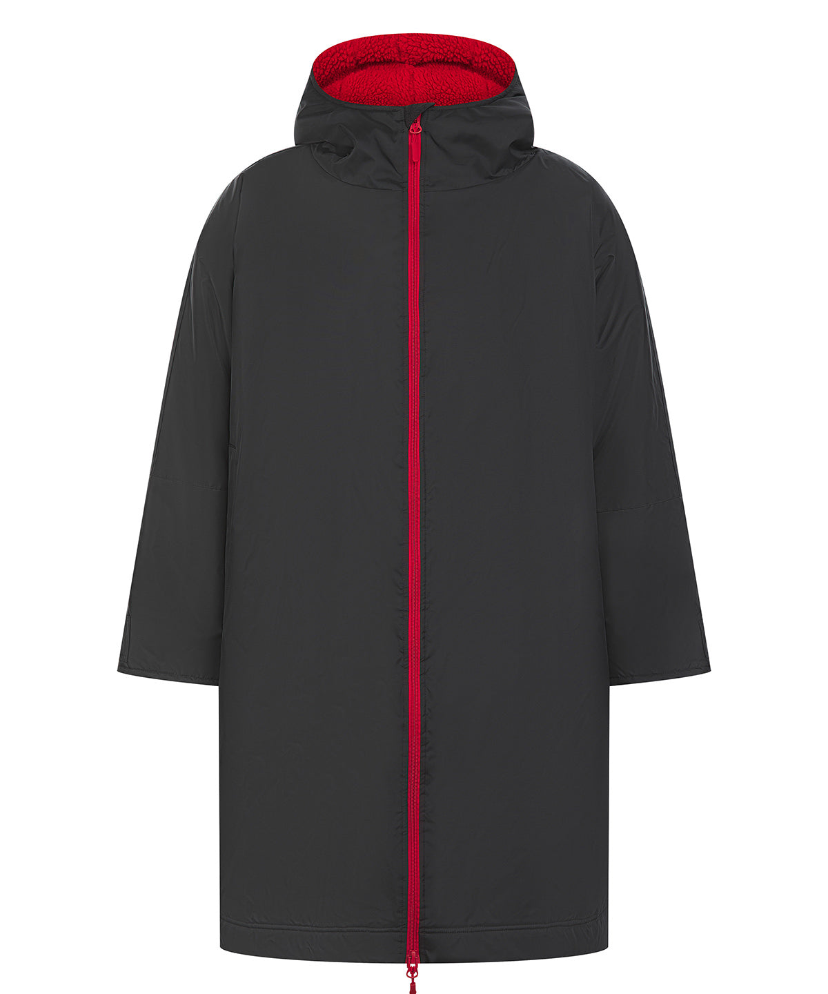 All-weather robe - LV690 - Black Red - Customisable Robes
