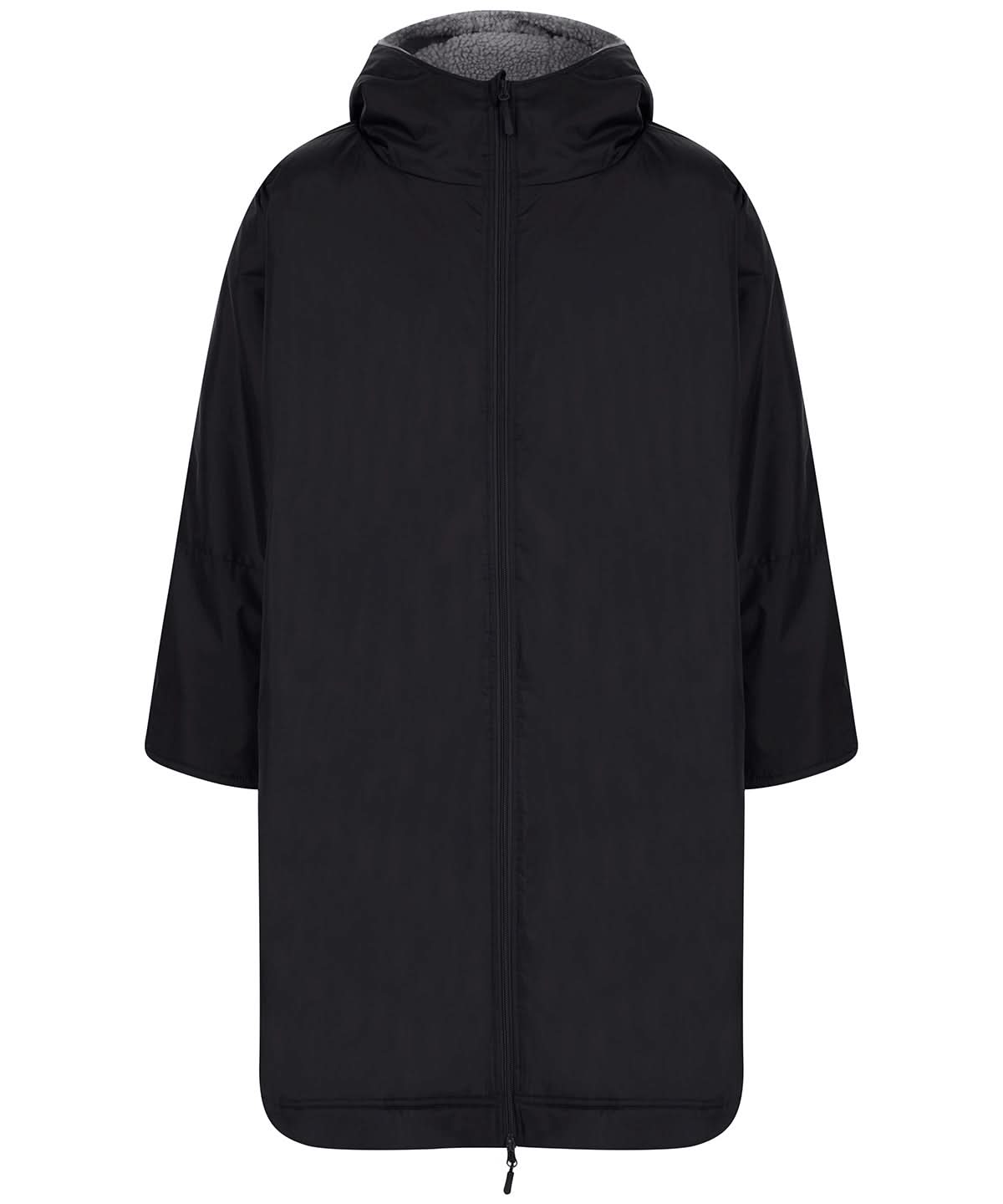 Kids All Weather Dry Robe - Black - Customisable Jacket