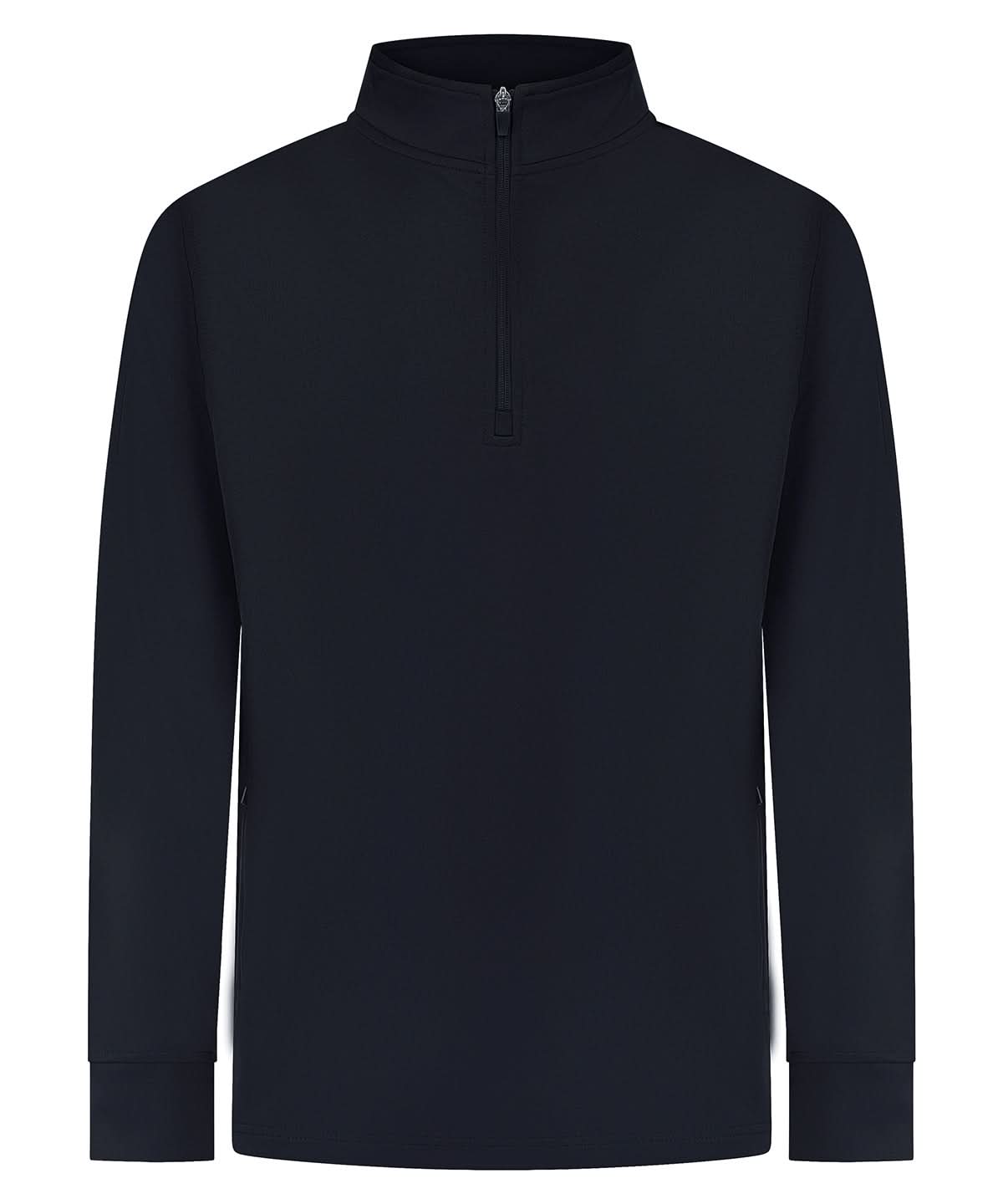 Finden &amp; Hales Adults o Zip Tracksuit Top LV874 - Navy - Customisable Trackwear