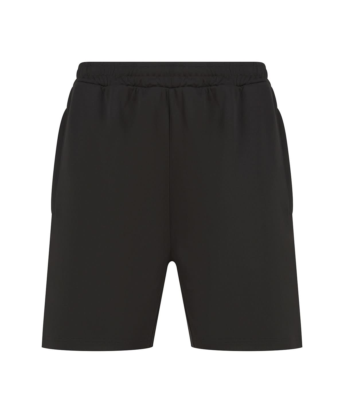 Finden &amp; Hales Finden Hales Knitted shorts with zip pockets LV886 - Black - Customisable Shorts