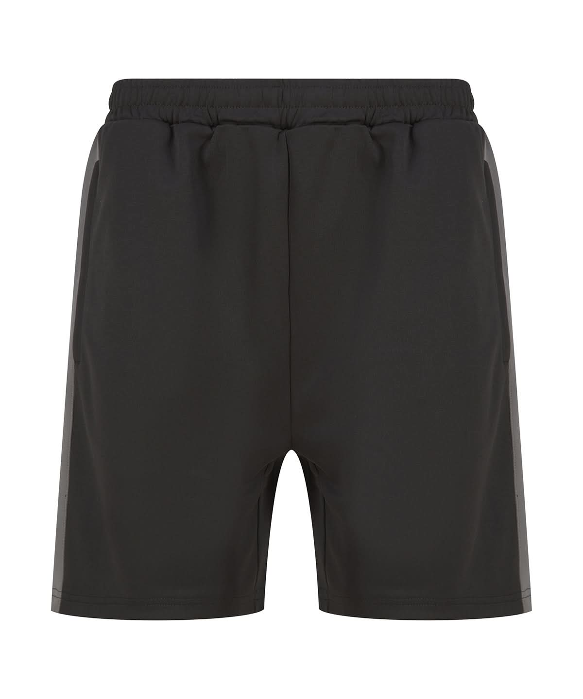 Finden &amp; Hales Finden Hales Knitted shorts with zip pockets LV886 - Black Gunmetal - Customisable Shorts