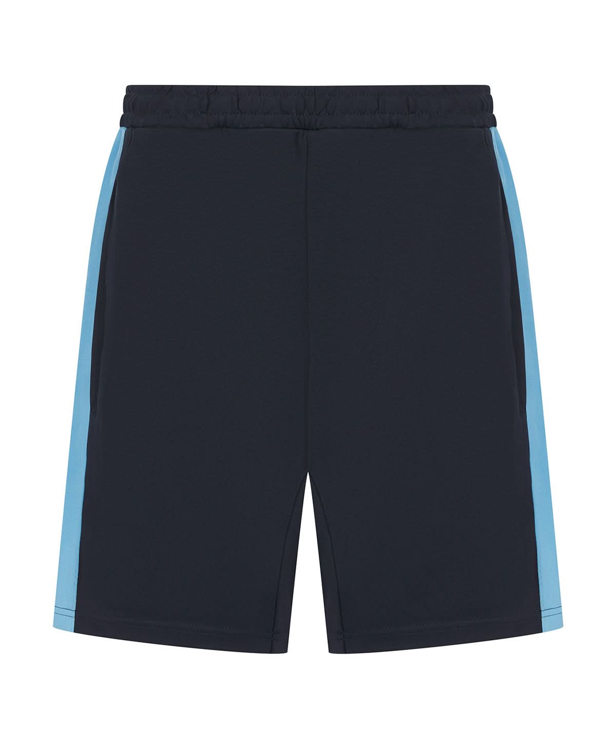 Finden &amp; Hales Finden Hales Knitted shorts with zip pockets LV886 - Navy Sky - Customisable Shorts