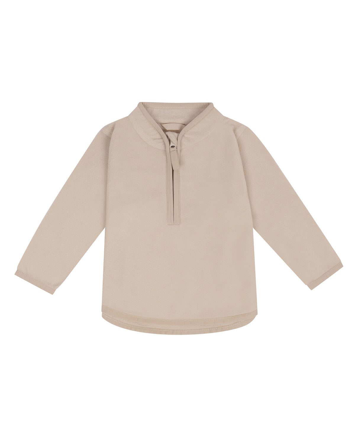 1/2-zip lightweight fleece - LW31T - Light Stone - Customisable Fleece