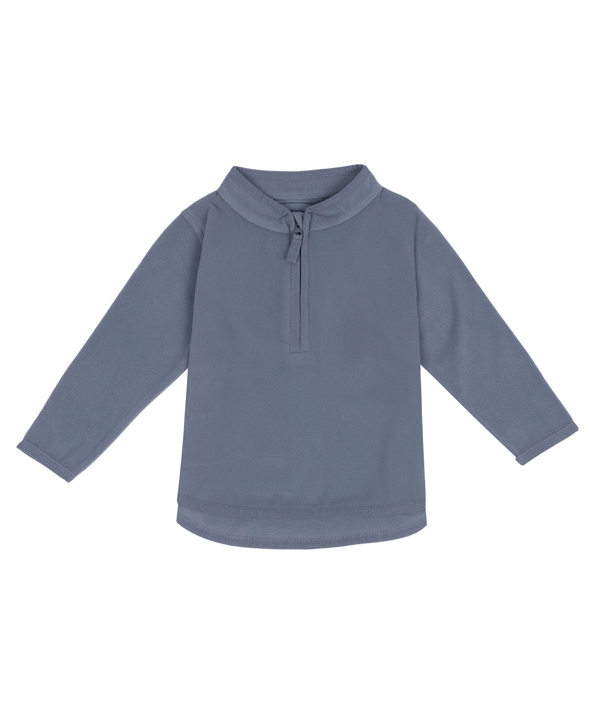 1/2-zip lightweight fleece - LW31T - Stone Blue - Customisable Fleece