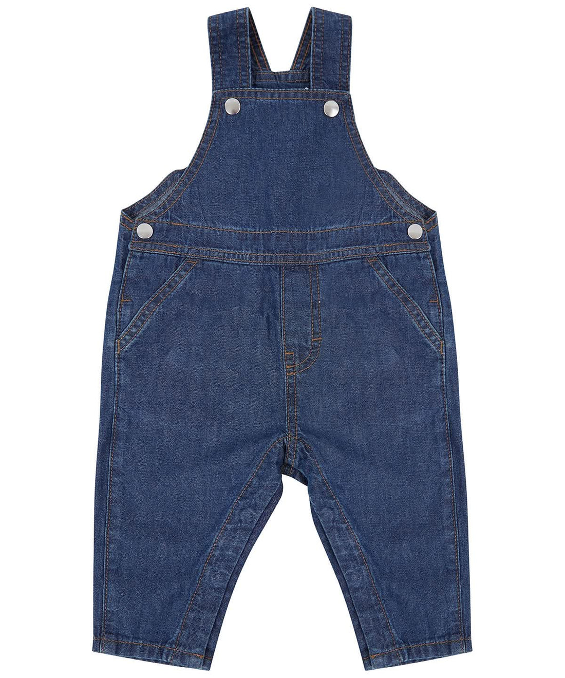 Larkwood Denim Dungarees LW700 - Blue - Customisable Dungarees