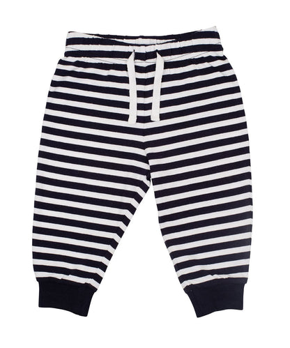 Larkwood Lounge Pants LW85T - Navy White Stripes - Customisable Loungewear Bottoms
