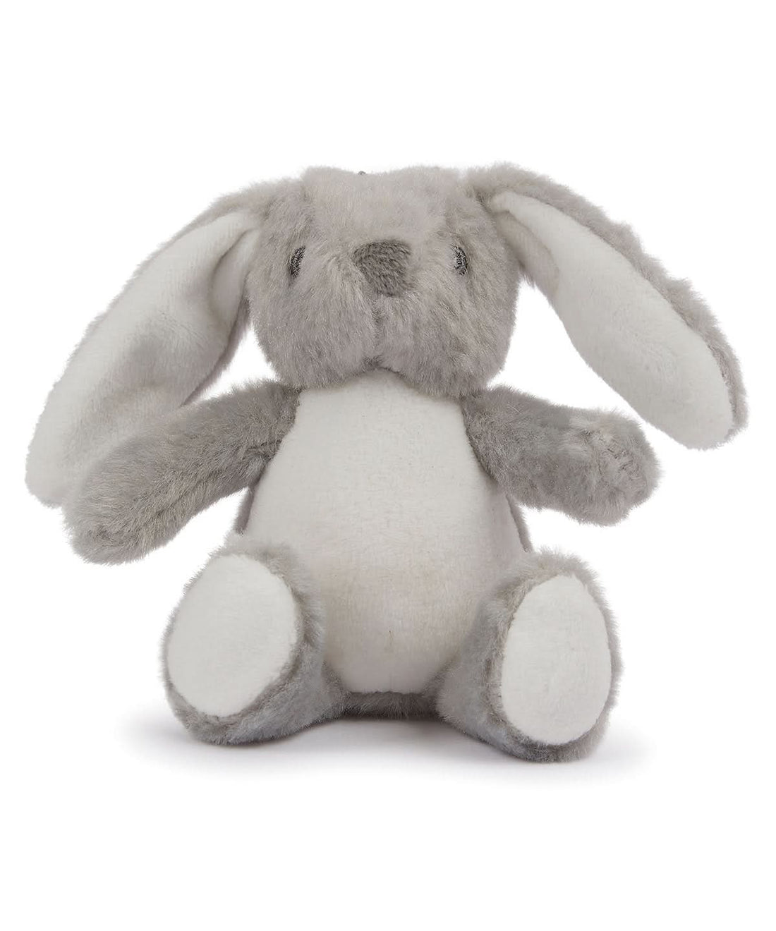Binx bear - MM023 - Bunny Key Ring (Grey) XS - Customisable Soft Toys