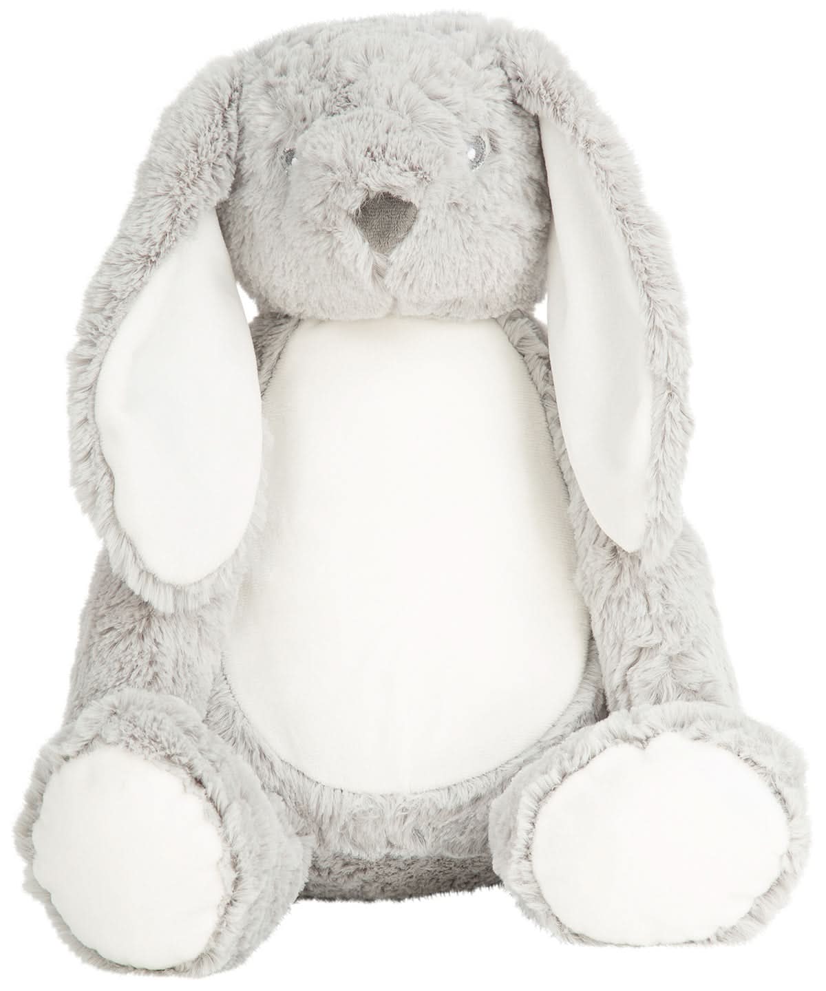 Zippie bunny - MM050 - Grey L - Customisable Soft Toys
