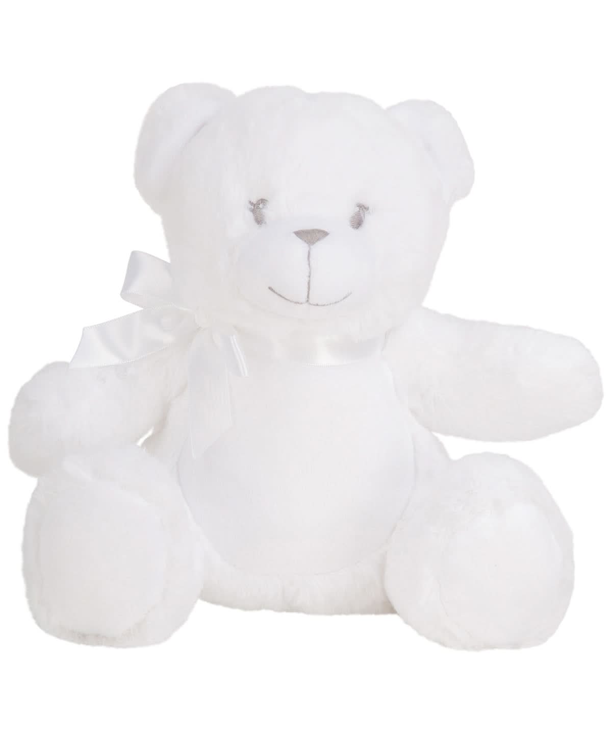 Printme mini teddy - MM060 - Teddy White M - Customisable Soft Toys