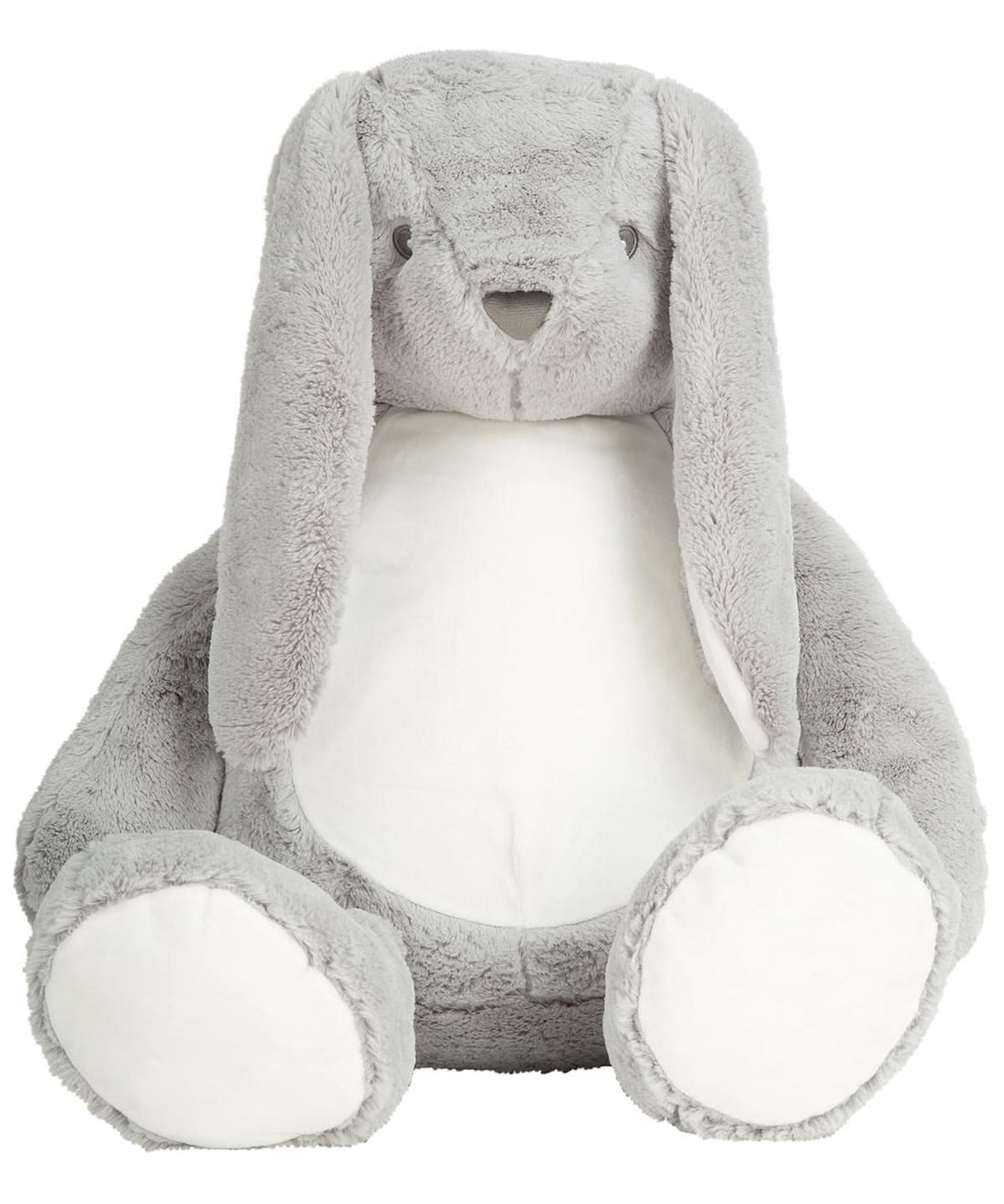 Giant zippie bunny - MM550 - Grey XL - Customisable Soft Toys