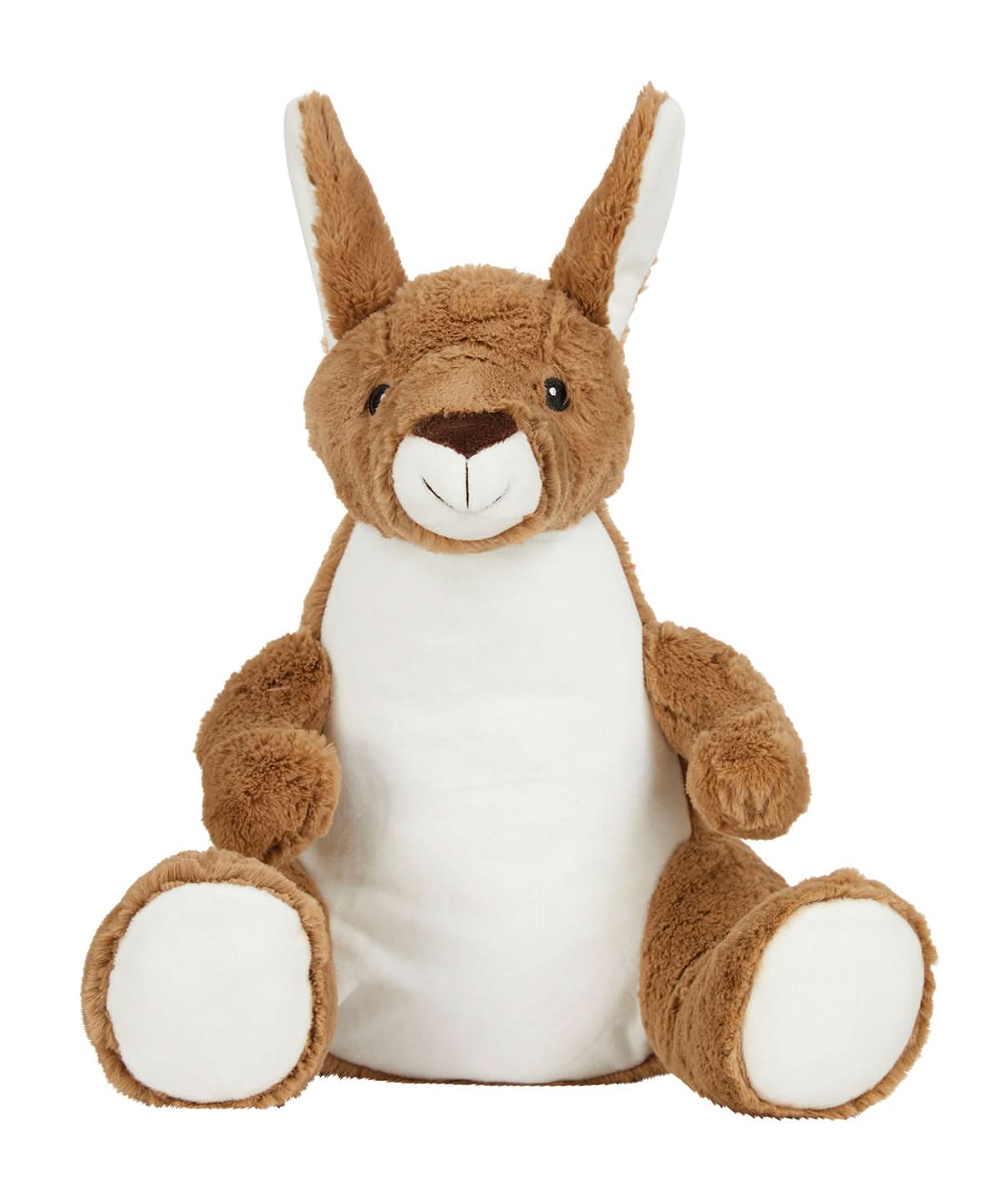 Zippie kangaroo - MM575 - Light Brown One size - Customisable Soft Toys