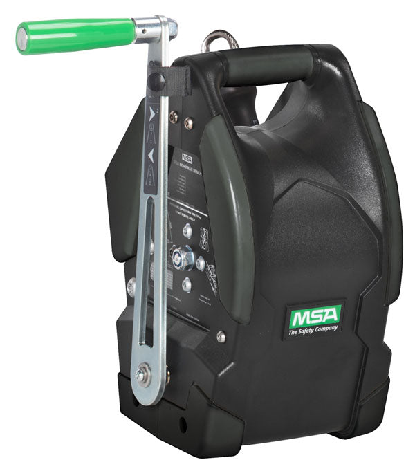 Workman Winch M Galvanised Cable - MSA10153829 - Black 15M - Customisable Controlled Descent