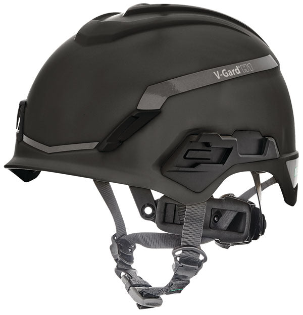MSA V-Gard H1 Non Vented Safety Helmet - Black - Customisable Head Protection