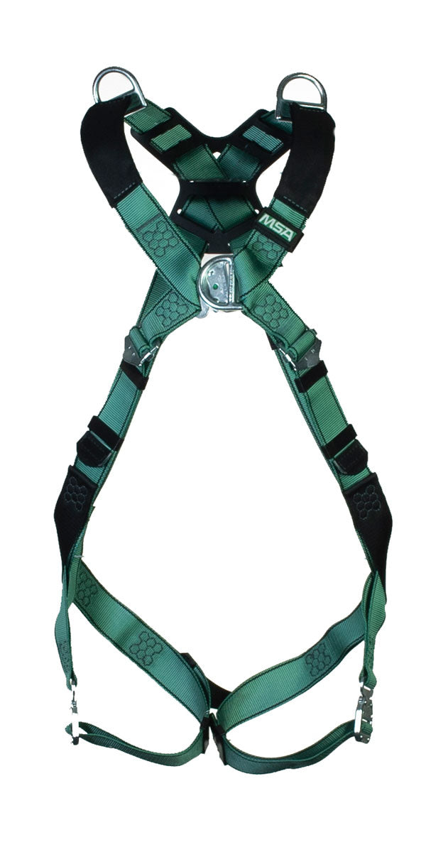Msa Msa Xs V Form Back Chest Shoulder D Ring Bayonet Harness Msa10206045 - Green XS - Customisable Harnesses