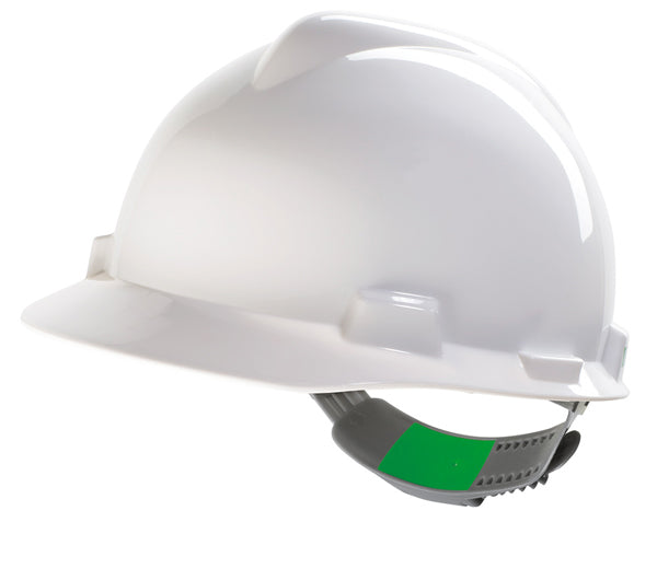 MSA V-Gard Safety Helmet - White - Customisable Head Protection