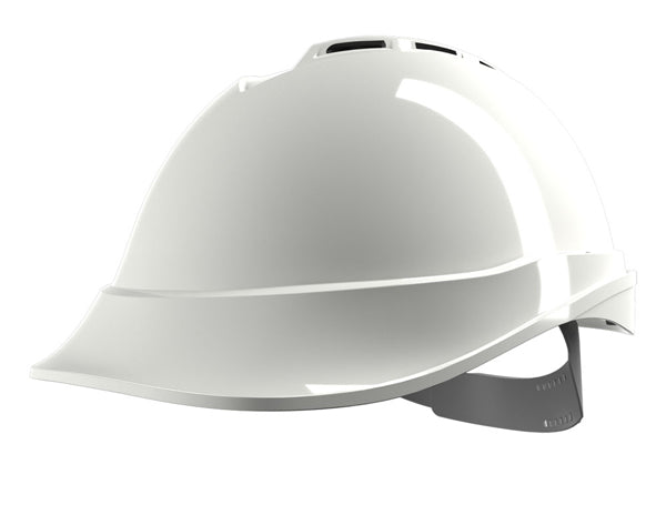 Msa V-gard 200 Vented Safety Helmet - White - Customisable Head Protection