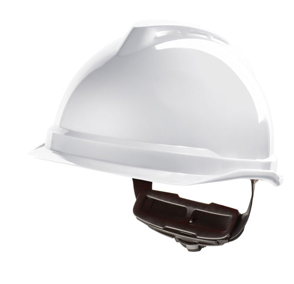 MSA V-Gard 520 Peakless Safety Helmet - White - Customisable Head Protection