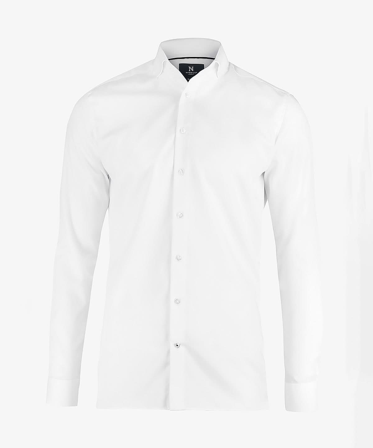 Nimbus Portland slim fit super non iron business shirt N102M - White - Customisable Shirts