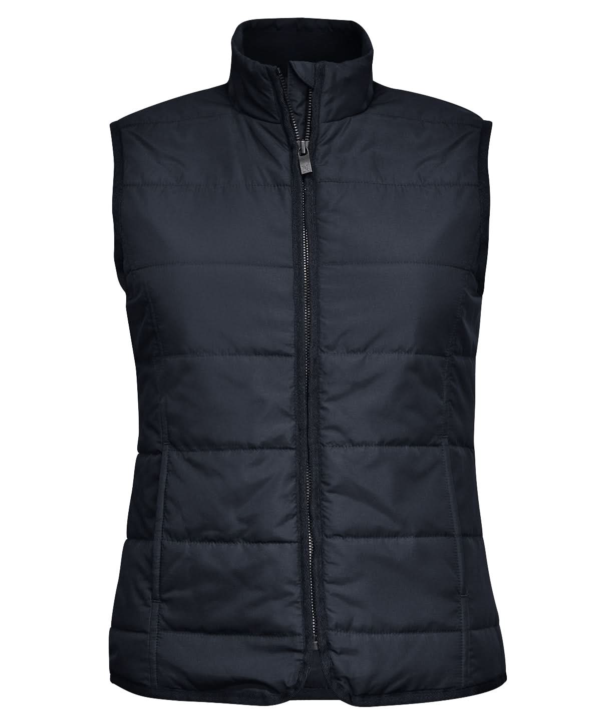Nimbus Womens Hudson horizontal quilted gilet N114F - Dark Navy - Customisable Bodywarmers