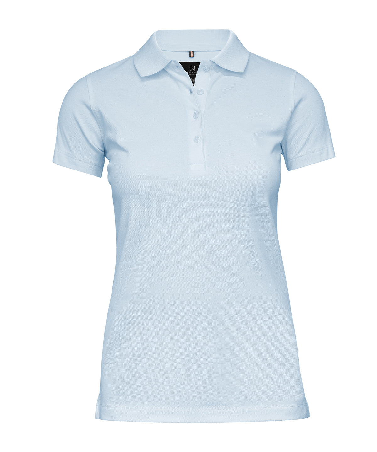 Womens Harvard classic stretch deluxe polo - N119F - Sky Blue - Customisable Polo Shirts