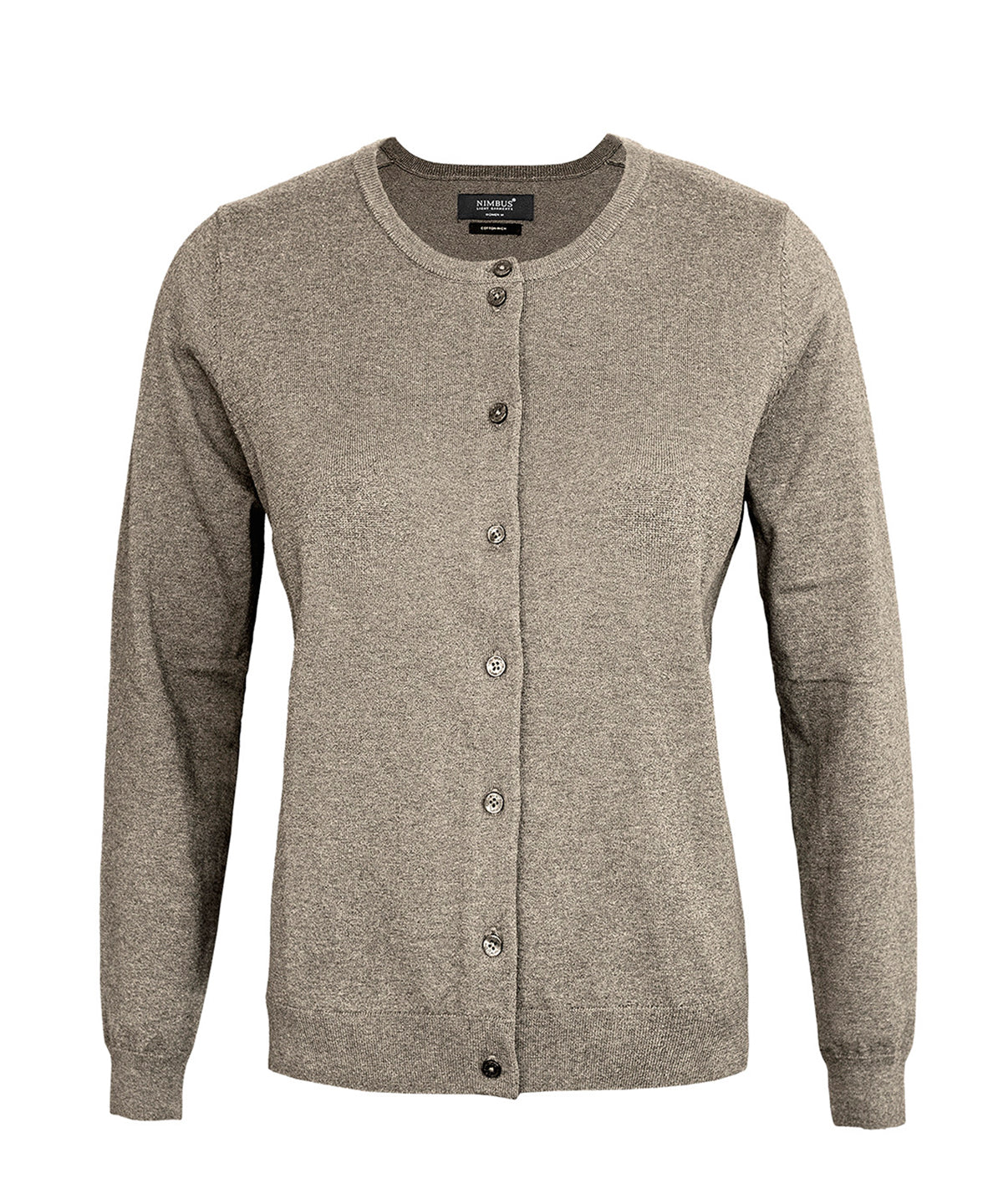 Women’s Brighton cardigan - N137F - Sand Melange - Customisable Cardigans