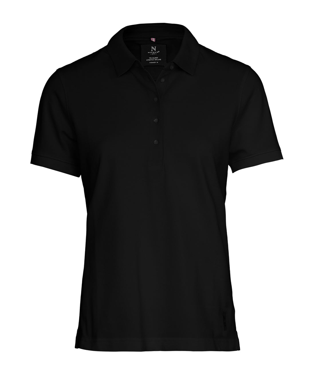 Women’s Altavista – tri-blend deluxe polo - N140F - Black - Customisable Polos