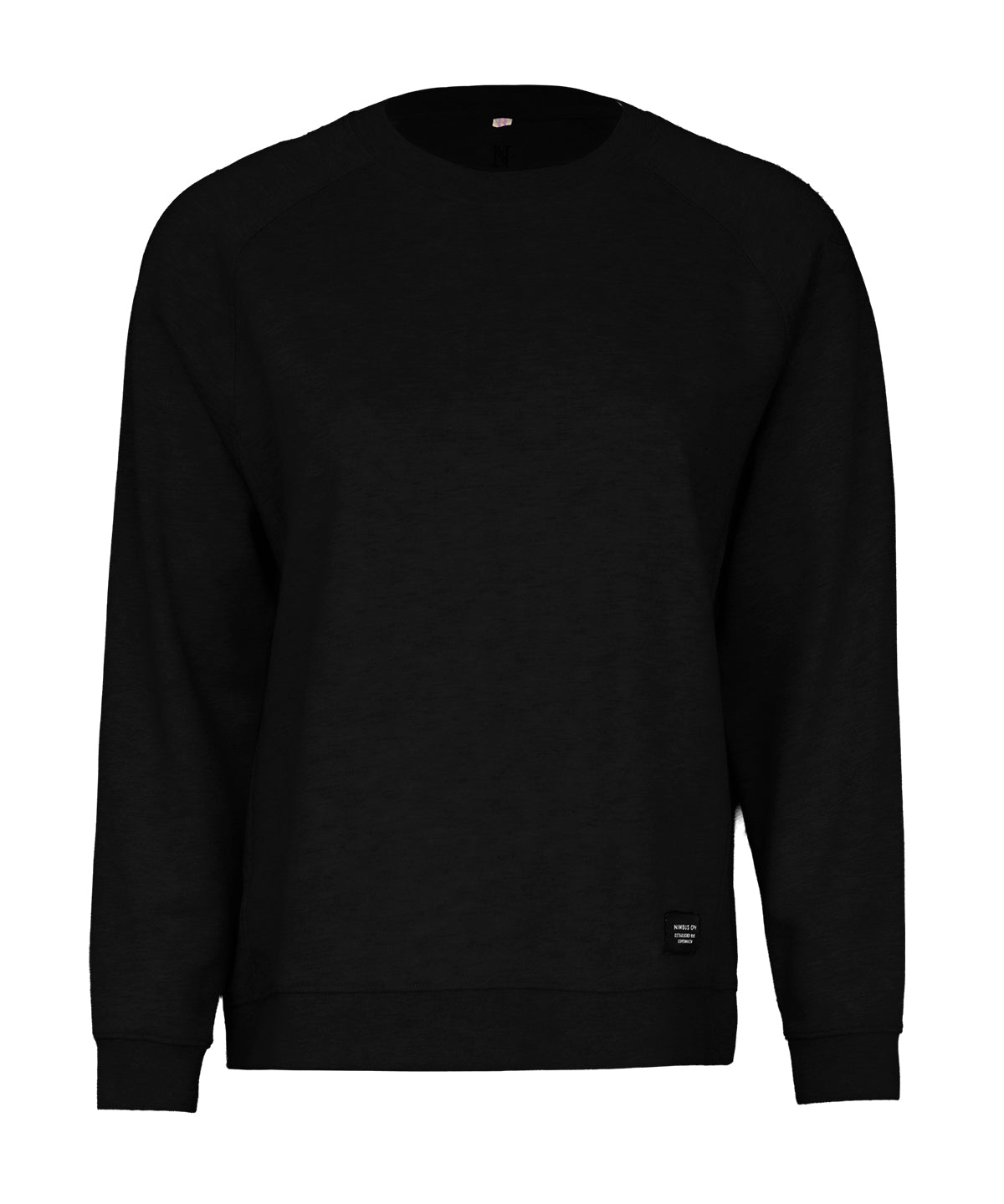 Women’s Georgetown – timeless luxury crew neck - N141F - Black - Customisable Sweatshirts