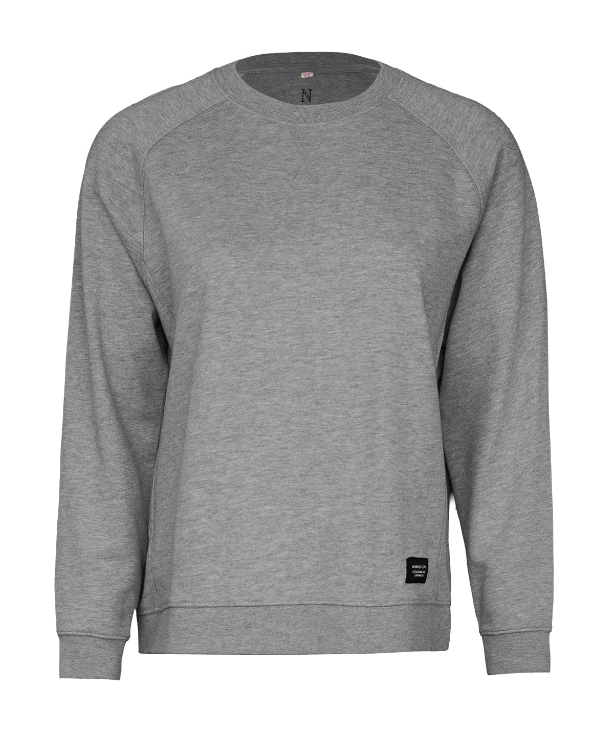 Women’s Georgetown – timeless luxury crew neck - N141F - Grey Melange - Customisable Sweatshirts