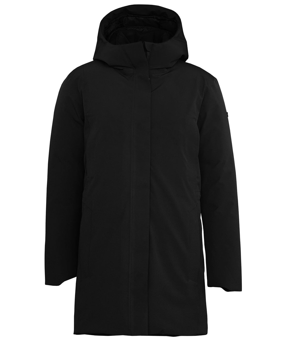 Women’s Evermont – modern performance parka - N146F - Black - Customisable Jackets