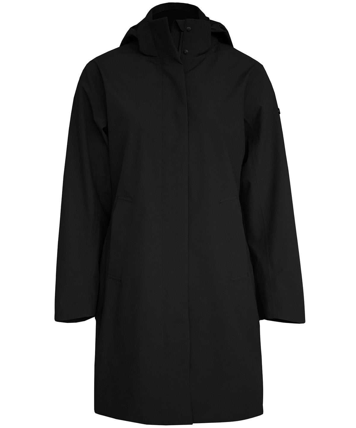 Women’s Eldridge – stylish ¾-length car coat - N147F - Black - Customisable Jackets