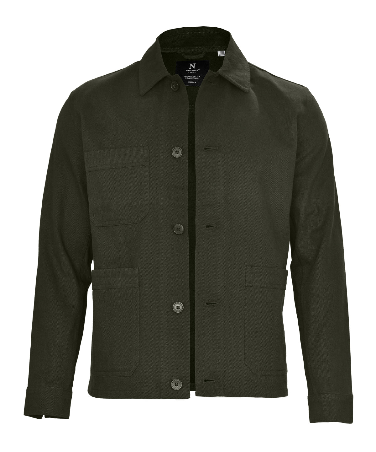 Sonoma twill unisex overshirt - NB133 - Olive - Customisable Shirts