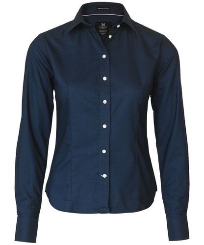 Nimbus Womens Rochester classic Oxford shirt NB45F - Ocean Blue - Customisable Shirts