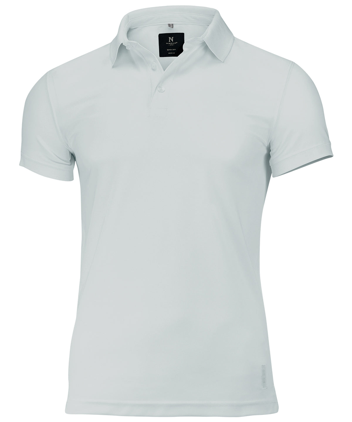 Clearwater quick dry performance polo - NB86M - Ice Grey - Customisable Polo Shirts