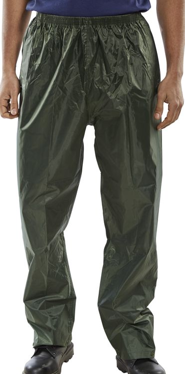 Beeswift Nylon Trousers Nbdt - Olive Green - Customisable Trousers