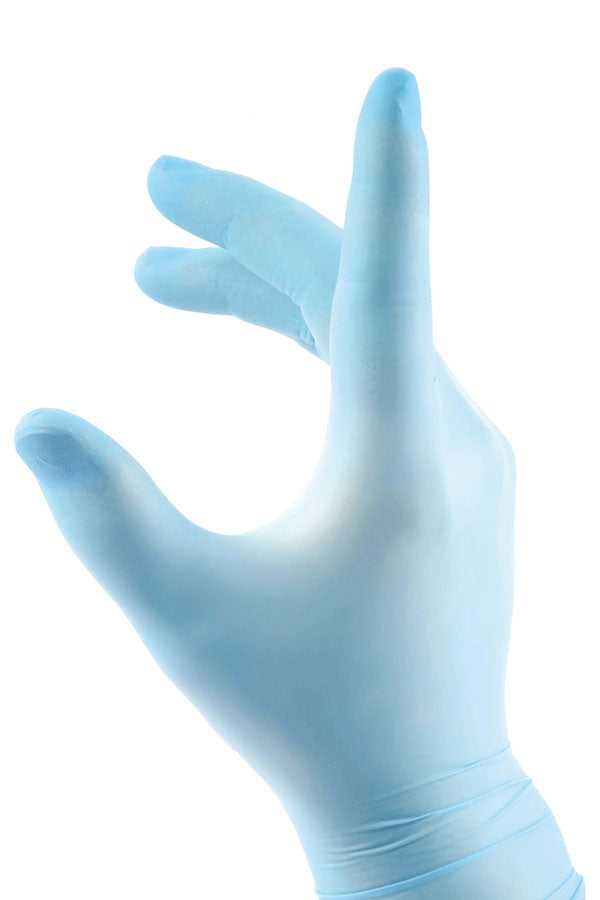 Beeswift Nitrile Disposable Powder Free Gloves Ndgpf50 Nb - Blue L - Customisable Nitrile