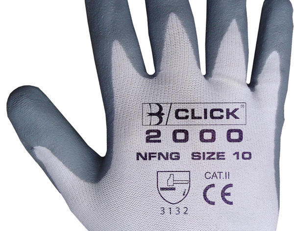 Beeswift Nitrile Foam Nylon Gloves Nfng - - Customisable Nitrile