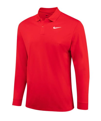 Nike Dri FIT Victory solid long sleeve polo NK354 - - Customisable Polos